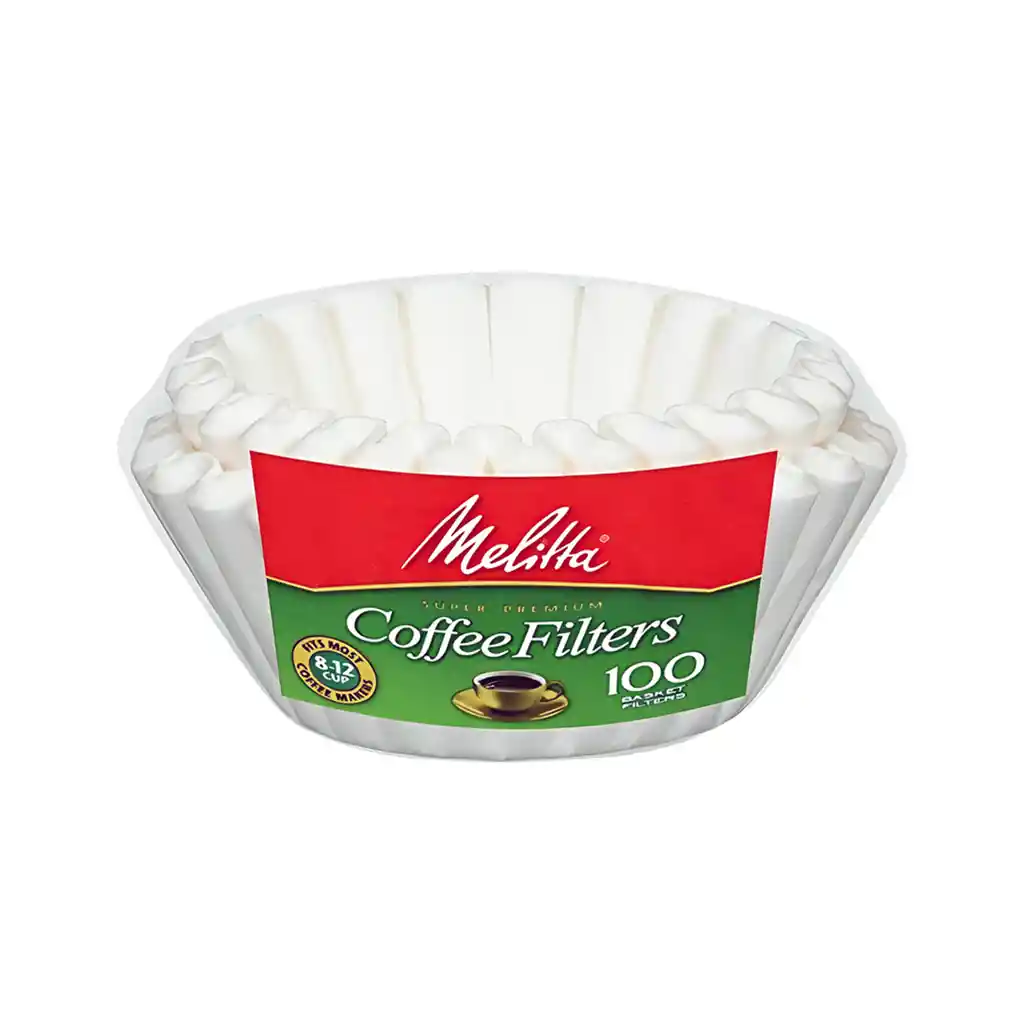 Filtros Melitta Tipo Canasta Tamaño 8-12 (100 Unidades)