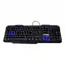 Teclado Gamer Usb Ergonómico Botones Multimedia Letra Ñ Weibo Fc-536