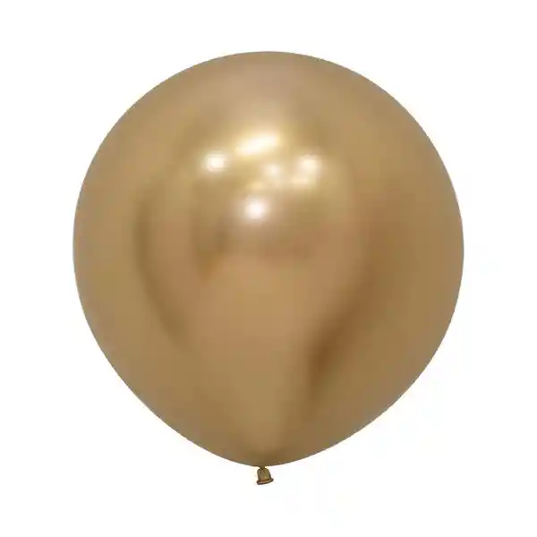 Globos Reflex R18 X 6 Unidades Color Dorado Sempertex