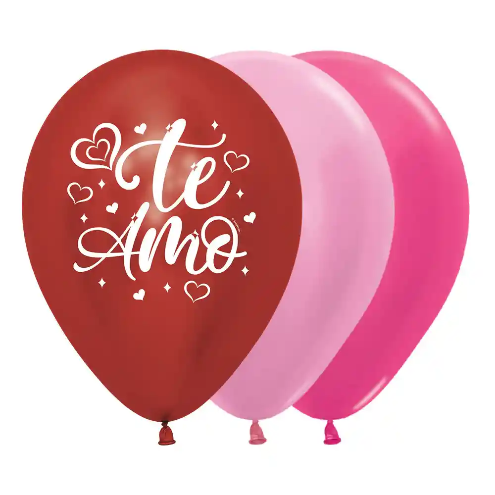 Globos Amor R12 X 8 Unidades Sempertex