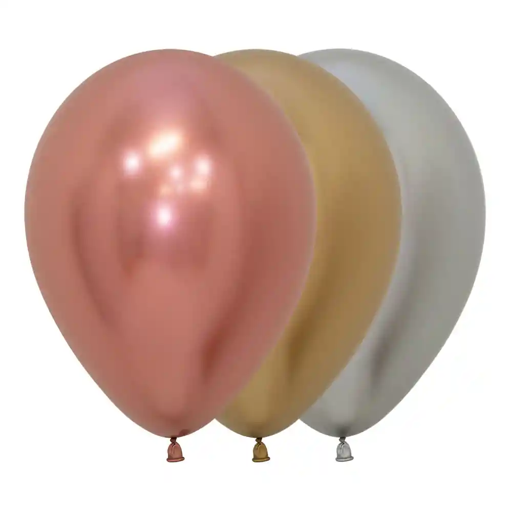 Globos Reflex R12 X 50 Unidades Colores Surtidos Deluxe Sempertex