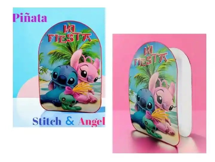 Piñata Stitch Ángel