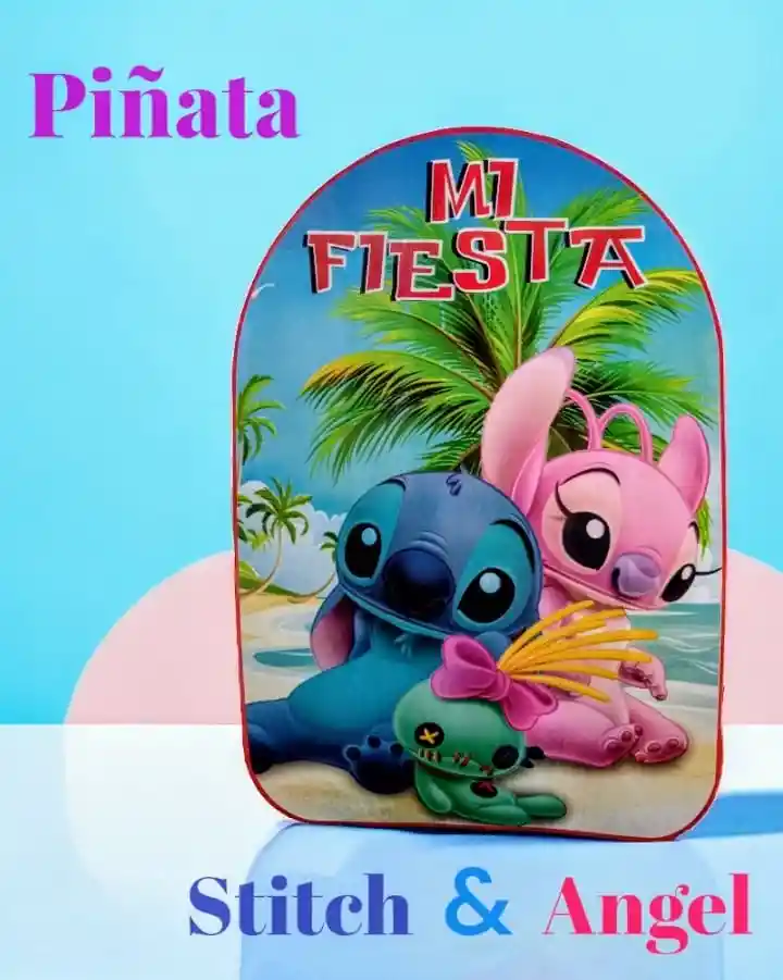 Piñata Stitch Ángel