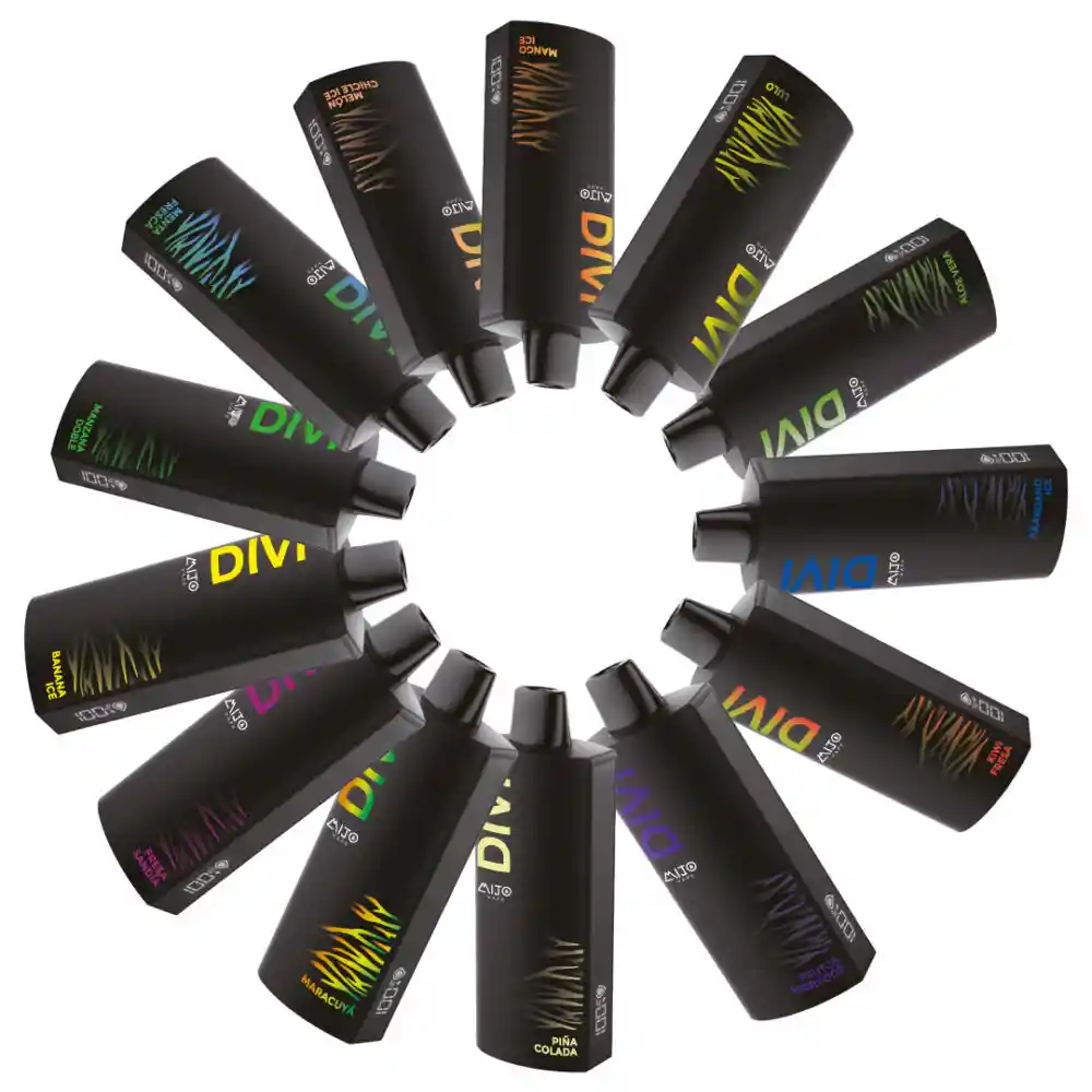 Mijo Vape Divi 10.000 Puffs Manzana Doble 50mg Nic.