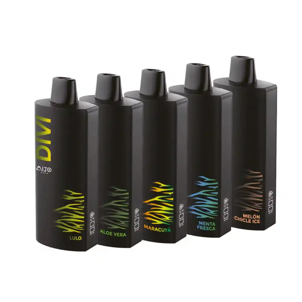 Mijo Vape Divi 10.000 Puffs Manzana Doble 50mg Nic.