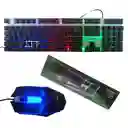 Kit Teclado + Mouse Alambrico Gamer Retroiluminado Oficina Kuiyn T13