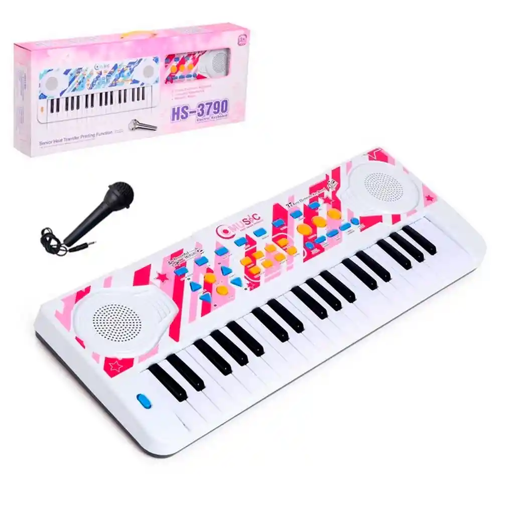 Piano Organeta Teclado Musical Bebes Niña Electrico Juguete