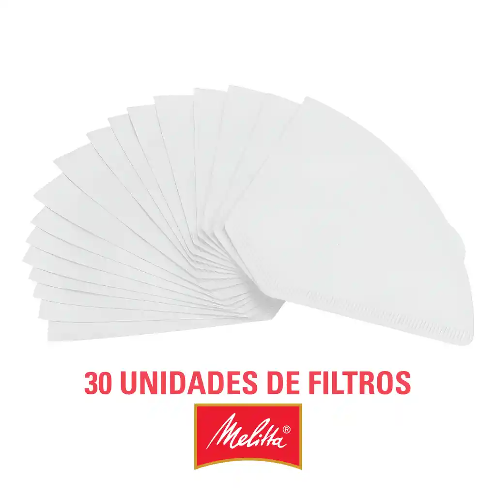 Filtros Melitta Tamaño #100 (30 Unidades)