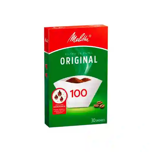 Filtros Melitta Tamaño #100 (30 Unidades)