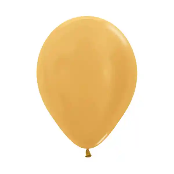 Globos Metal Dorado R5 X 50 Unidades Sempertex