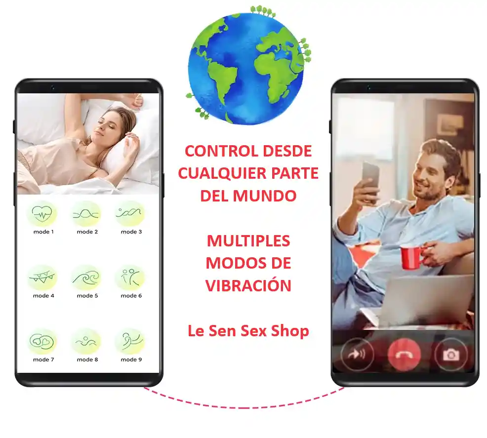 Vibrador App, Diseño Fruta Uva, Vibrador Larga Distancia, Vibrador Aplicacion