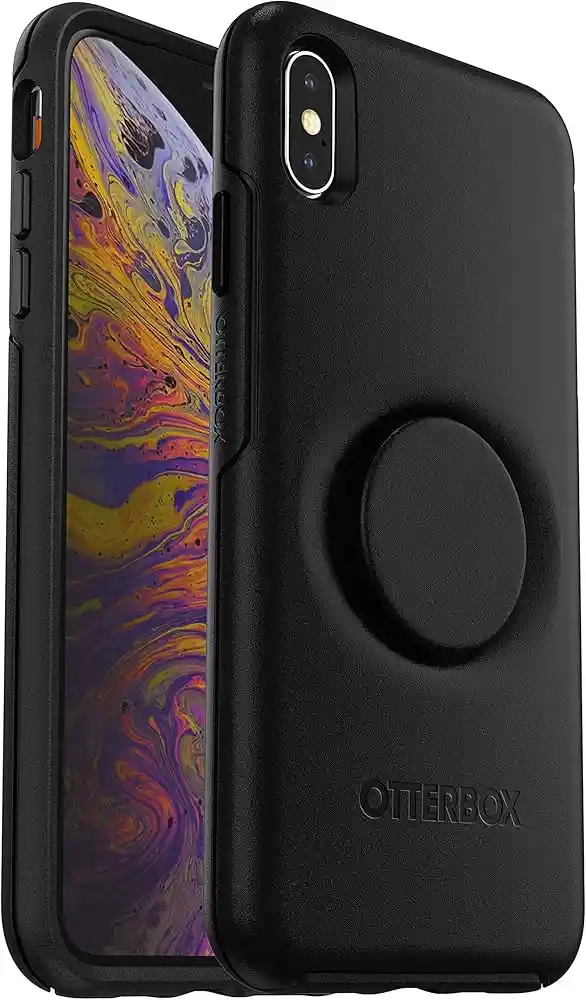 Combo Otter Box Iphone Xs Max + Vidrio 4d
