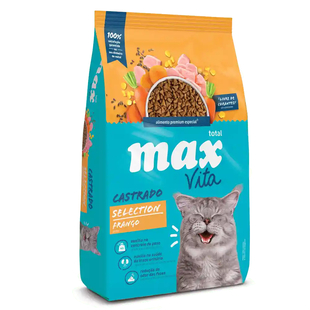 Max Felino Vita Gato Adulto Castrado Selection Pollo - 1 Kg