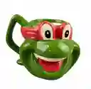 Mug Pocillo 3d Tortugas Ninja Raphael