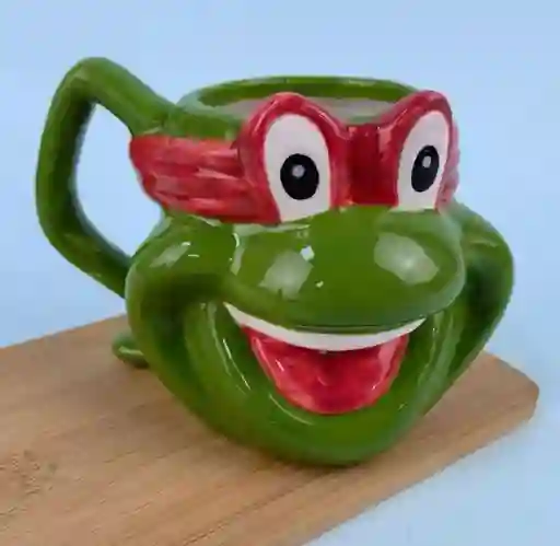 Mug Pocillo 3d Tortugas Ninja Raphael