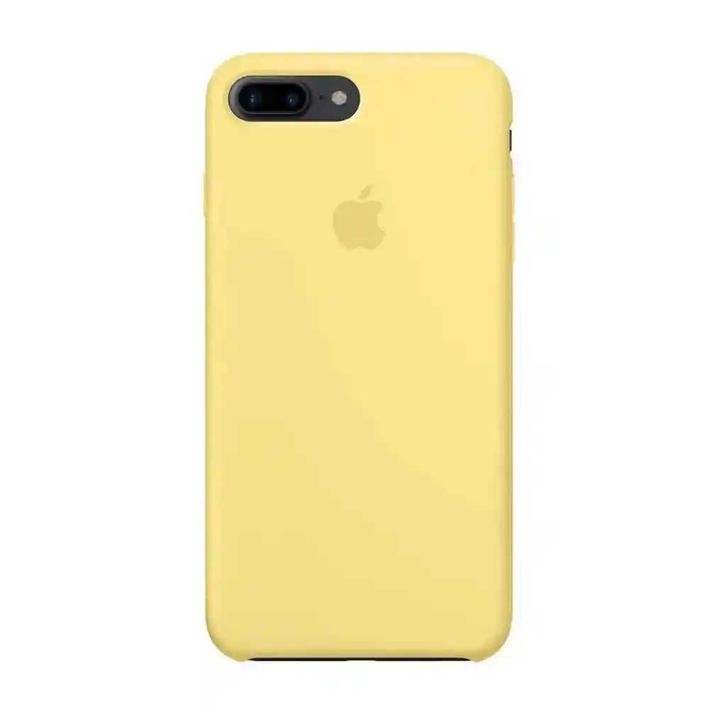 Combo Silicone Case + Vidrio Blindado Iphone 12/12 Pro (amarillo)