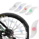 Accesorio Para Bicicleta Luz Led De Radios Impermeable X 4 Unidades Color Rojo