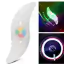 Accesorio Para Bicicleta Luz Led De Radios Impermeable X 4 Unidades Color Multicolor