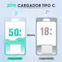 Cargador Iphone Carga Rapida 20w + Parlante Portatil 7 Horas De Musica