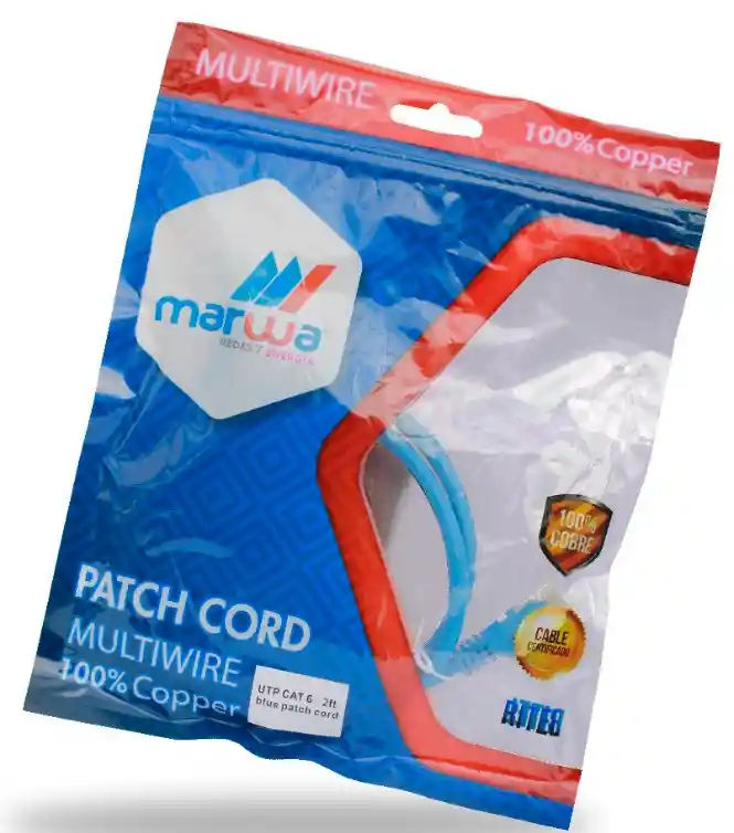 Patch Cord Utp Cat 6a / 3 Metros Azul