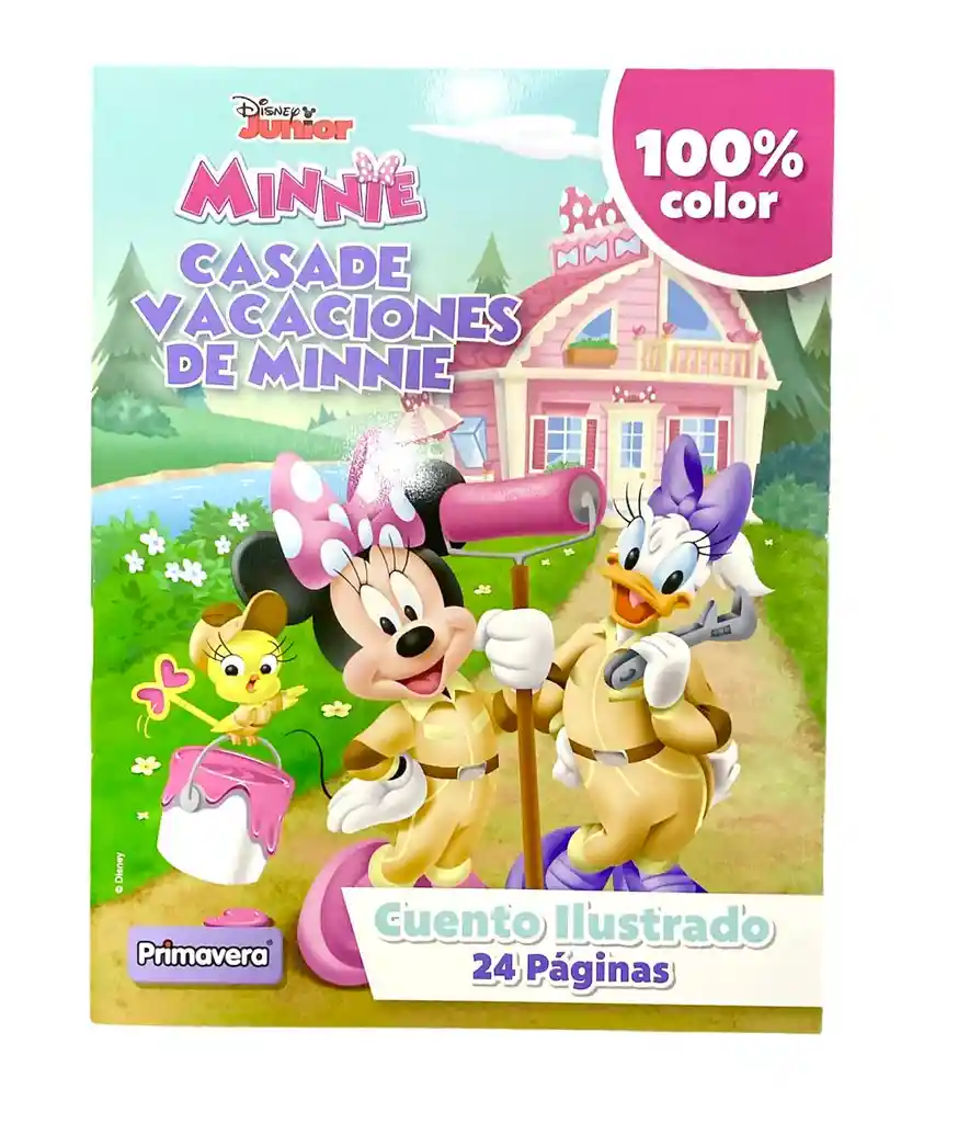 Cuento Ilustrado Minnie 24 Paginas A Todo Color Primavera