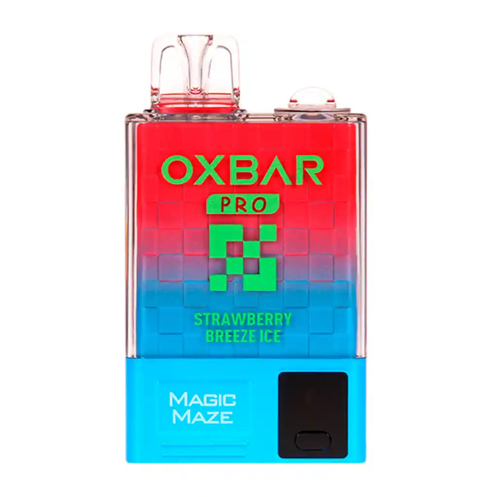 Strawberry Breeze Ice - Oxbar - Magic Maze Pro 10.000 Aspiraciones