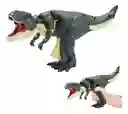 Dinosaurios Zazaza T Rex Con Luces Y Sonido Tiktok Moda Zaza Color Verde