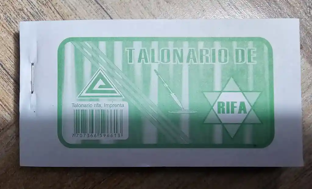Talonario Rifa Desde El 00 Hasta El 99