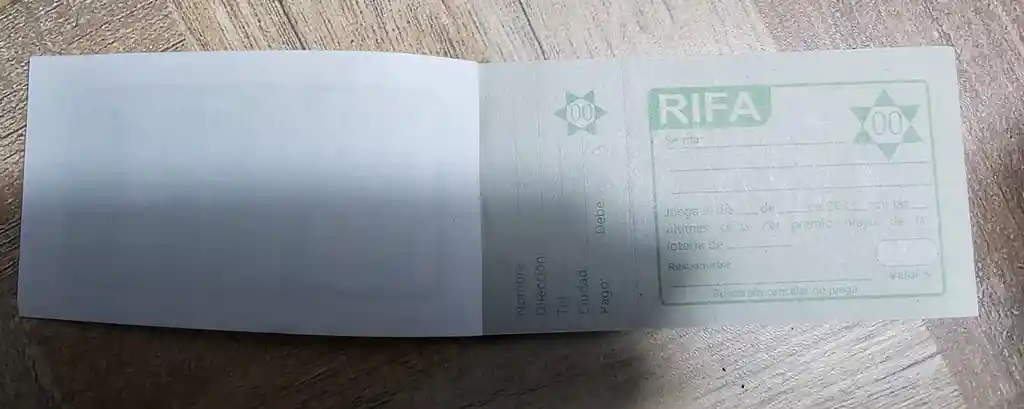 Talonario Rifa Desde El 00 Hasta El 99