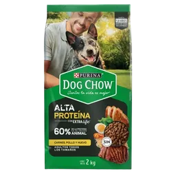 Dog Chow Adultos Alta Proteina X 2kg