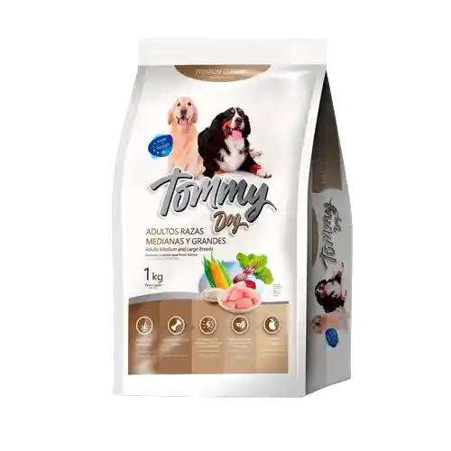 Tommy Dogs Adulto Raza Mediana X 1 Kg