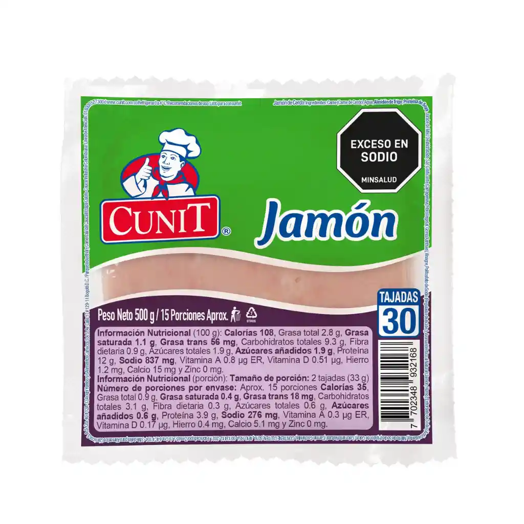 Jamon Cunit X 500g