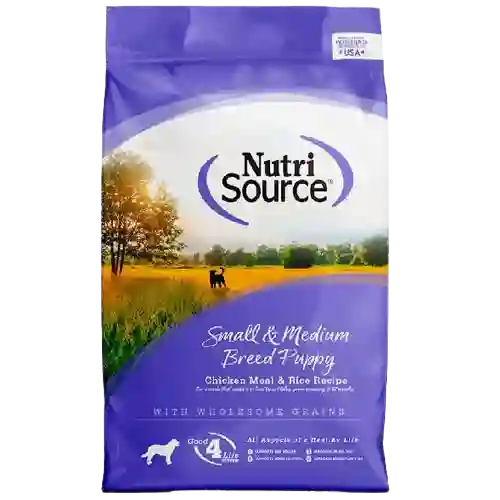 Nutrisource Dog Small Medium Breed Puppy Chicken Rice X 2,2kl