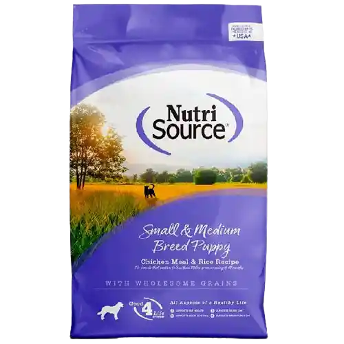 Nutrisource Dog Small Medium Breed Puppy Chicken Rice X 2,2kl