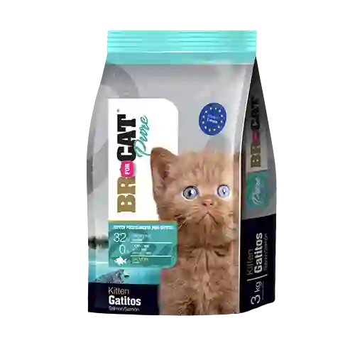 Br For Cat Pure Gatito Salmon X1kg