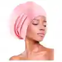 Gorro Natación Silicona Cabello Extragrande Largo Piscina Rosado 120g