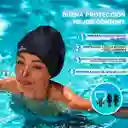 Gorro Natación Silicona Cabello Extragrande Largo Piscina Rosado 120g