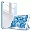 Forro Smart Case Protector Cristal Transparente Para Tablet-azul Claro