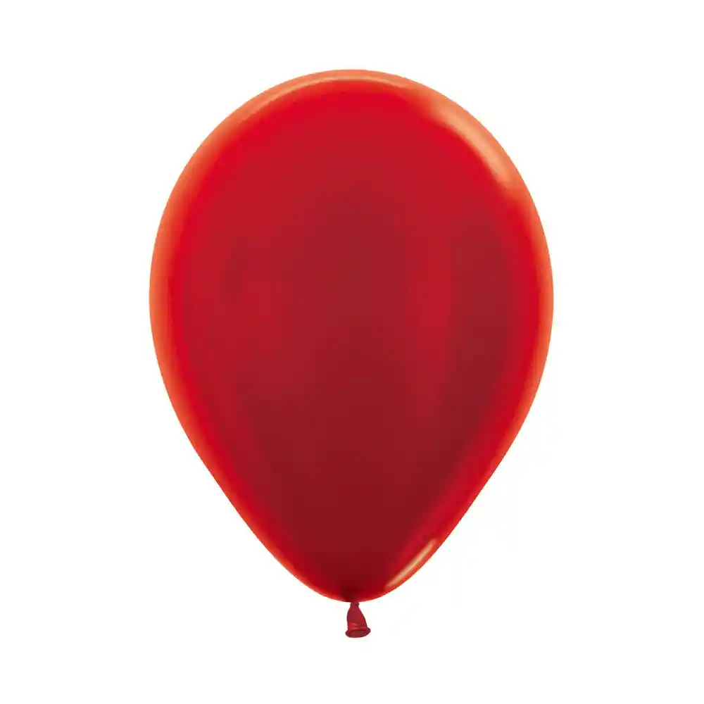 Globos Metal Rojo R9 X 50 Unidades Sempertex