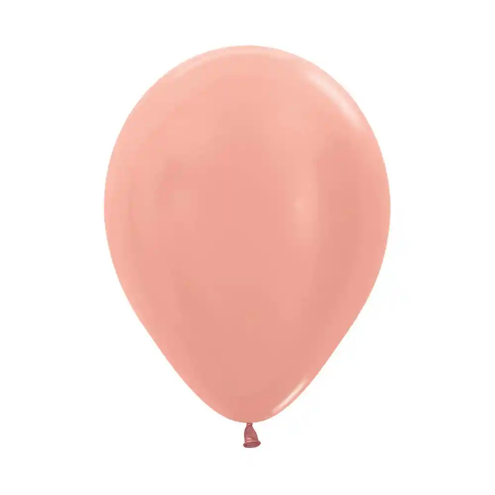 Globos Metal Dorado Rosa R9 X 50 Unidades Sempertex