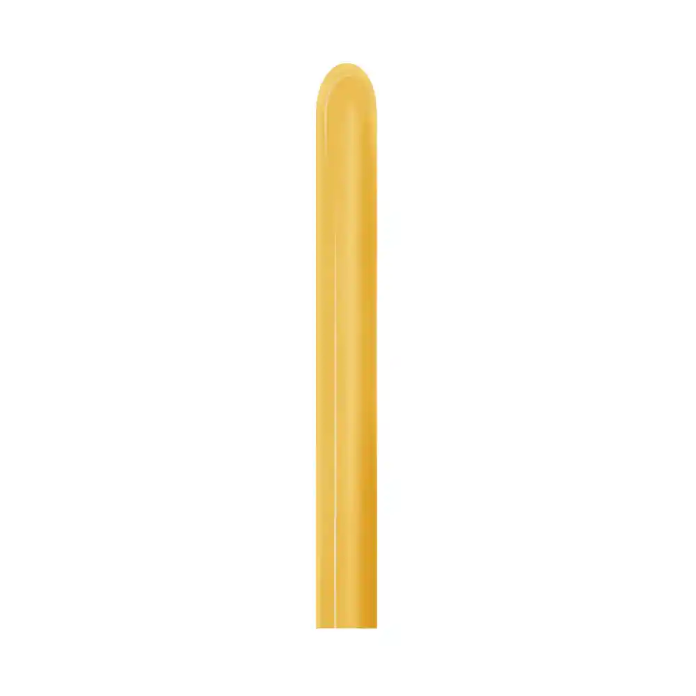 Globos Metal Dorado Tubito 260 X 20 Unidades Sempertex