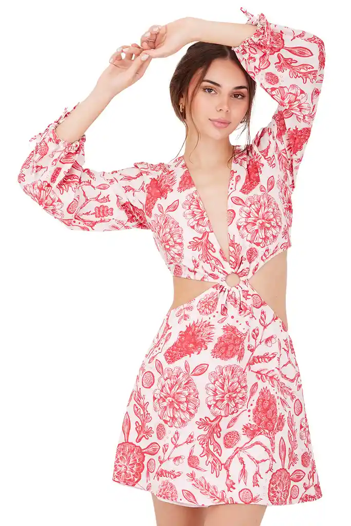 Vestido Corto Sign Of Joy Leaf L Mercedes Campuzano