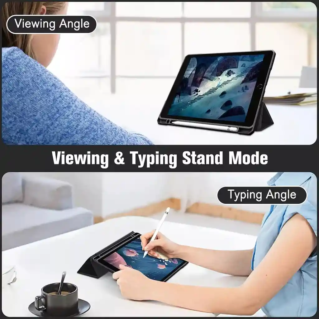 Forro Smart Case Protector Cristal Transparente Para Tablet