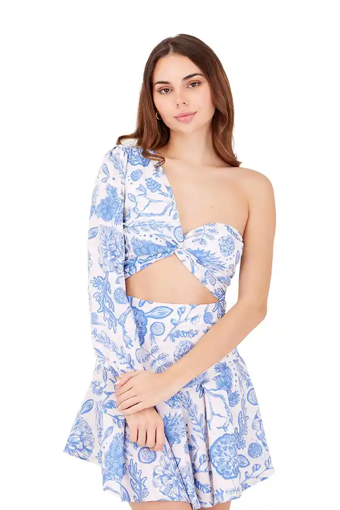 Vestido Corto Cherry Liberty L Mercedes Campuzano