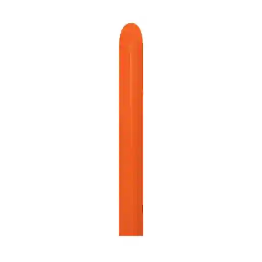 Globos Naranja Fashion Tubito 160 X 50 Unidades Sempertex
