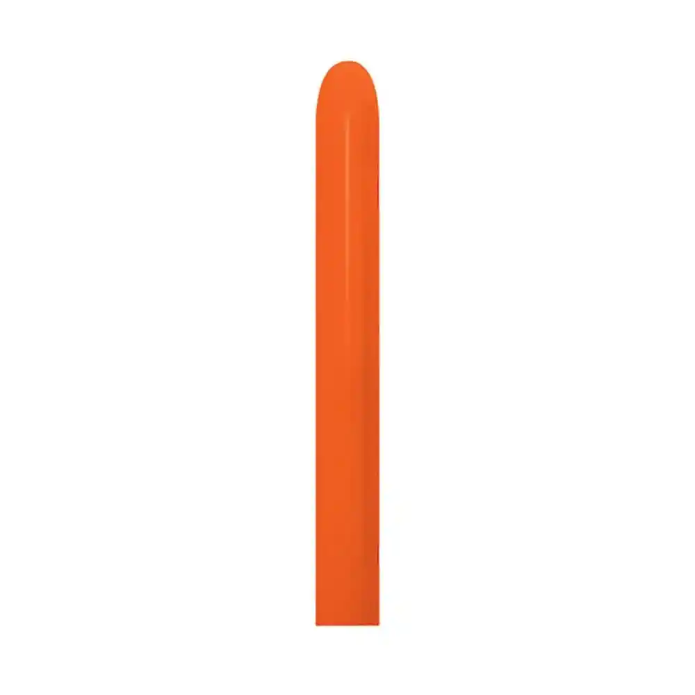 Globos Naranja Fashion Tubito 160 X 50 Unidades Sempertex