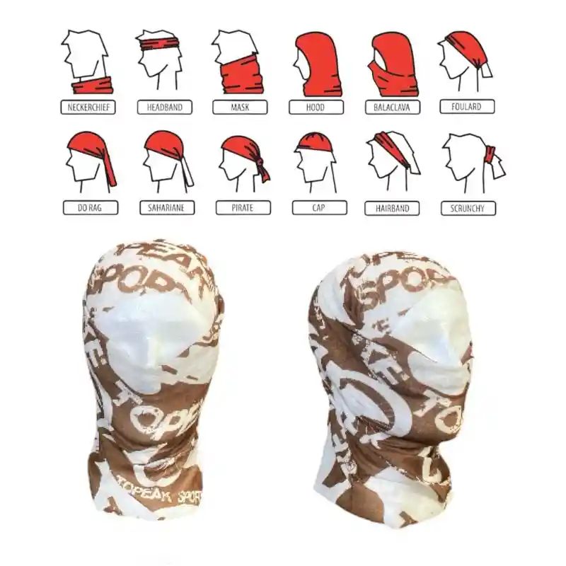 Bandana Cuello Para Ciclismo Moto Balaclava Pañoleta Para El Frio Deportiva, Cuello Para Moto