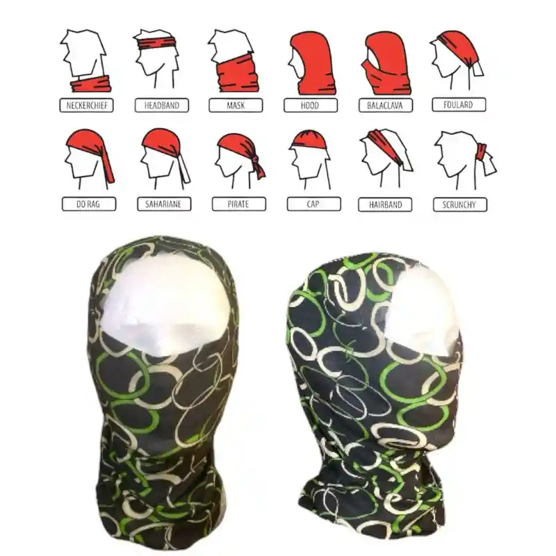 Bandana Cuello Para Ciclismo Moto Balaclava Pañoleta Para El Frio Deportiva, Cuello Para Moto