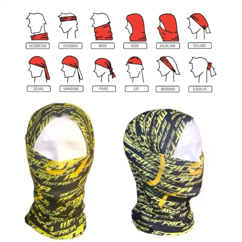 Bandana Cuello Para Ciclismo Moto Balaclava Pañoleta Para El Frio Deportiva, Cuello Para Moto