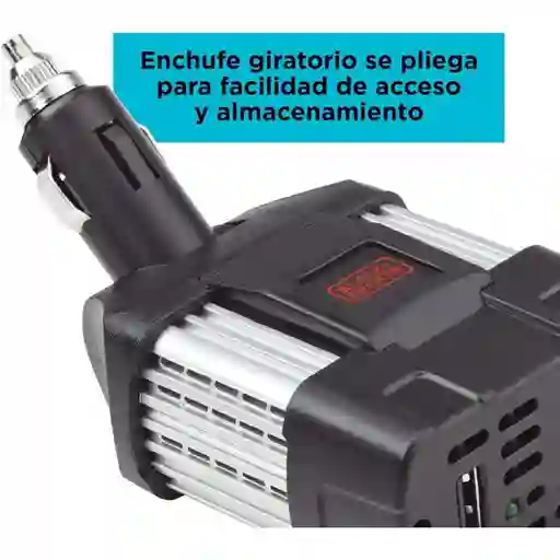 Convertidor De Corriente Carro Black Decker Pi100ab-b3